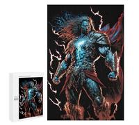 Puzzles pour Adolescents 1000 PCS Thor God of Thunder -2 Puzzles pour Adultes Jeu De Réflexion Décoration Intérieure Activités Amusantes À La Maison 1000 PCS