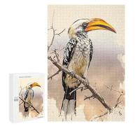 Puzzles pour Adolescents 1000 PCS Toucan Bird Perched Branch Puzzles pour Adultes Activités Familiales Interaction Parent-Enfant Jeu Au Design Élégant 1000 PCS