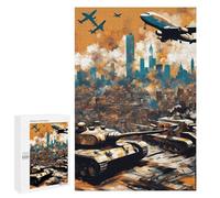 Puzzles pour Adolescents 1000 PCS War Tank Puzzles pour Adolescents, Jouets Anti-Stress, Décoration Murale, Cadeaux d'anniversaire Et De Noël Uniques 1000 PCS