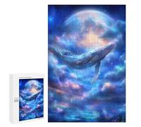 Puzzles pour Adolescents 1000 PCS Whale Dream Fantasy Art Puzzles pour Adolescents Améliorent La Mémoire Difficiles À Compléter Jeux Stimulants 1000 PCS