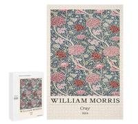 Puzzles pour Adolescents 1000 PCS William Morris Cray Floral Botanical Casse-tête pour Adultes, Jeu De Réflexion Difficile, Original, Cadeau d'anniversaire 1000 PCS