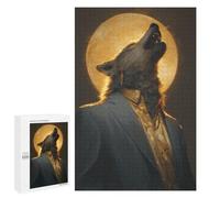 Puzzles pour Adolescents 1000 PCS Wolf Howling at Full Moon-9 Puzzles pour Adolescents Améliorent La Mémoire Difficiles À Compléter Jeux Stimulants 1000 PCS