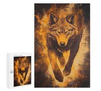 Puzzles pour Adolescents 1000 PCS Wolf of Ember Puzzles pour Adultes, Jouets Anti-Stress, Activités Amusantes À Faire À La Maison, 1000 PCS
