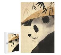 Puzzles pour Adolescents 1000 PCS Zen Bamboo Panda Bear Puzzles pour Adultes Jouets Anti-Stress Améliorent La Mémoire Difficiles Et Stimulants 1000 PCS