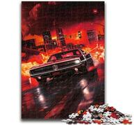 Puzzles pour Adolescents 1000 peintures de Voitures Cool Anti-Stress Staycation Kill Time Décoration Parfaite pour Les 14 Ans et Plus 26x38cm
