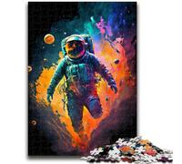 Puzzles pour Adolescents 1000 Perdus dans l'espace Jeu éducatif Défi Jouet Décoration Murale Cadeaux d'anniversaire et de Noël Uniques 26x38cm