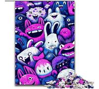 Puzzles pour Adolescents 1000 pièces à Assembler, Motif Lapin, Anti-Stress, pour Les Enfants de 14 Ans et Plus (Taille 26x38cm)