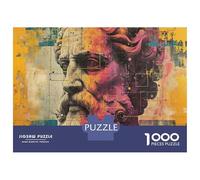 Puzzles pour Adolescents 1000 Pièces Abstract Artwork Colorful Statue Puzzle pour Adolescents Analyse Et Logique Difficile Et Stimulant Un pour Les Jeux 70x50cm/1000pcs