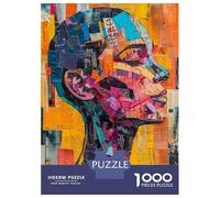 Puzzles pour Adolescents 1000 Pièces Abstract Collage Art Prints Puzzle pour Adultes Jouet Décoration Murale Défi Difficile Est Idéal comme Cadeau 38x26cm/1000pcs