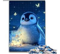 Puzzles pour Adolescents 1000 pièces, Adorable bébé Pingouin, Jeu Familial Anti-Stress, défi Difficile, renforce l'amour Entre Couples (Taille 50x75cm)
