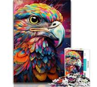 Puzzles pour Adolescents 1000 pièces Aigle coloré, Jeu éducatif pour Anniversaire et Noël à partir de 14 Ans (Taille 38x26cm)