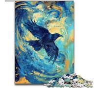 Puzzles pour Adolescents 1000 pièces Aigle du Ciel Nocturne, Jeu intellectuel pour développer l'amour Entre Couples à partir de 14 Ans 50x75cm