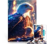 Puzzles pour Adolescents 1000 pièces Aigle et Poussin dans Le nid Difficile et défi Cadeau d'anniversaire, Cadeaux, décoration Murale 75x50cm