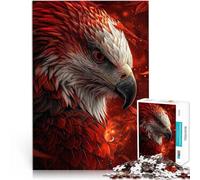 Puzzles pour Adolescents 1000 pièces Aigle Mon drôle d'ami Compétition de Vitesse Manuelle Cadeaux pour Les Amis et la Famille 38x26cm