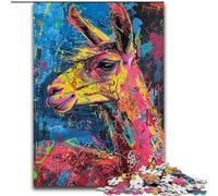 Puzzles pour Adolescents 1000 pièces Alpaga Graffiti, entraînez Votre Cerveau et Vos Mains Cadeaux d'anniversaire et Cadeaux Uniques pour Les 14 Ans et Plus (Taille 50x75cm)