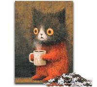 Puzzles pour Adolescents 1000 pièces Alpaga Lavande Difficile et Défi avec Affiche correspondante et Feuille de Questions pour Les 14 Ans 38x26cm