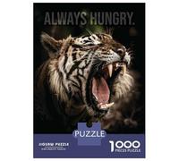 Puzzles pour Adolescents 1000 Pièces Always Hungry Puzzles pour Adultes Jeux Relaxants Analyse Et Logique Difficulté Et Défi 52x38cm/1000pcs
