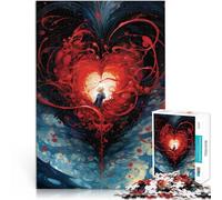 Puzzles pour Adolescents 1000 pièces Amour Profond Jouets éducatifs d'apprentissage Chaque pièce est Unique - Jeu Familial Stimulant et Amusant 52x38cm