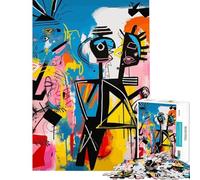 Puzzles pour Adolescents 1000 pièces Amoureux de la troisième Roue Art Difficile et Stimulant Cadeaux pour Femmes Jeux Amusants pour Les 14 Ans et Plus 50X75cm