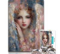 Puzzles pour Adolescents 1000 pièces Ange, Aide Le Cerveau à exercer des Jouets addictifs pour cultiver la Patience Décoration Parfaite 38x26cm