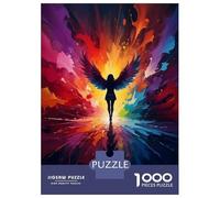 Puzzles pour Adolescents 1000 Pièces Angel of Color Puzzles pour Adultes Assemblage De Modèles De Puzzles Stimulants Amusant en Famille Et Soirée Jeux 70x50cm/1000pcs