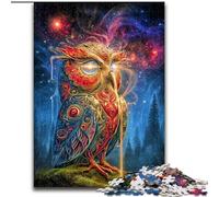 Puzzles pour Adolescents 1000 pièces Animaux fantastiques Hibou, Jeux éducatifs pour la décoration de la Maison, idéal comme Cadeau pour Toute la Famille (Taille 50x75cm)