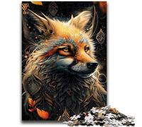 Puzzles pour Adolescents 1000 pièces, Animaux, Renards, Art, Difficile à réaliser, mais Amusant et Humoristique, Cadeau d'anniversaire, Cadeaux, Art Mural 38x26cm