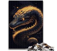 Puzzles pour Adolescents 1000 pièces Animaux Serpents Jeu Familial Soulagement du Stress Défi Difficile Convient aux Couples 50x75cm