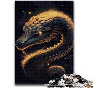 Puzzles pour Adolescents 1000 pièces Animaux Serpents Jeu Familial Soulagement du Stress Défi Difficile Convient aux Couples 26x38cm