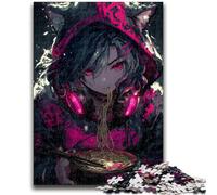 Puzzles pour Adolescents 1000 pièces Anime Catwoman Jeu éducatif Familial Offrez des Cadeaux pour Toute la Famille à partir de 14 Ans 26x38cm