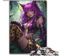 Puzzles pour Adolescents 1000 pièces Anime Catwoman Jeu éducatif Familial Offrez des Cadeaux pour Toute la Famille à partir de 14 Ans 26x38cm