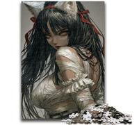 Puzzles pour Adolescents 1000 pièces Anime Catwoman Jeu Stimulant Jouets à Offrir en Cadeau pour Toute la Famille à partir de 14 Ans 50x75cm