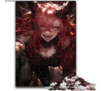 Puzzles pour Adolescents 1000 pièces Anime Demon Girl, pour Les 14 Ans et Plus Décoration d'intérieur comme Cadeau pour Toute la Famille et Les Amis (Taille 26x38cm)