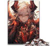 Puzzles pour Adolescents 1000 pièces Anime Devil Boy Aidez Le Cerveau à exercer des Jouets addictifs pour cultiver la Patience Décoration Murale 50x75cm