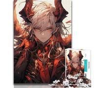Puzzles pour Adolescents 1000 pièces Anime Devil Boy, Anti-Stress, défi Difficile, décoration d'intérieur Unique et Cadeaux 38x26cm