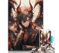 Puzzles pour Adolescents 1000 pièces Anime Devil Boy, Jeux éducatifs, décoration de la Maison, Jeu éducatif pour Anniversaire, Noël (75x50cm)