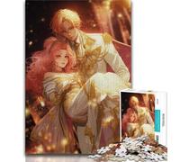 Puzzles pour Adolescents 1000 pièces Anime Girl, Anti-Stress Staycation Kill Time Enhance Love Between Couples (38x26cm)