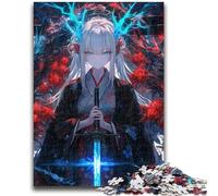 Puzzles pour Adolescents 1000 pièces Anime Girl Dragon Jeu éducatif Défi Jouet Décoration Murale Cadeaux d'anniversaire et de Noël Uniques 26x38cm