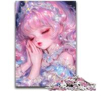 Puzzles pour Adolescents 1000 pièces Anime Girl Jouets Jeux éducatifs Soulagement du Stress Convient pour la décoration de Bureau 26x38cm