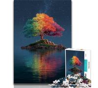 Puzzles pour Adolescents 1000 pièces Arbre de Vie, Aide Le Cerveau à exercer des Jouets addictifs pour cultiver la Patience Décoration Parfaite 50x75cm