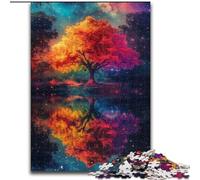 Puzzles pour Adolescents, 1000 pièces, Arbre de Vie, Anti-Stress, défi Difficile, Cadeaux du Père Noël Secret, à partir de 14 Ans (Taille 50x75cm)