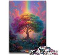 Puzzles pour Adolescents 1000 pièces Arbre de Vie, décoration Murale Artistique et idée Cadeau d'anniversaire pour Amis, Bureau à Domicile (50x75cm)