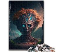 Puzzles pour Adolescents 1000 pièces Arbre Magique Jeu éducatif Défi Jouet Décoration Murale Cadeaux d'anniversaire et de Noël Uniques 50x75cm