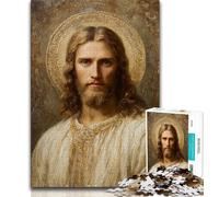 Puzzles pour Adolescents 1000 pièces Art de Jésus, Jeux Amusants en Famille, activités Amusantes à la Maison, Cadeau d'anniversaire, Cadeaux de Voyage (75x50cm)