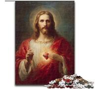 Puzzles pour Adolescents 1000 pièces Art de Jésus, pour Les 14 Ans et Plus Chaque pièce est Unique - Jeu Amusant et Stimulant pour Toute la Famille Bon Cadeau (Taille 50x75cm)