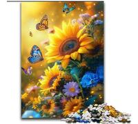 Puzzles pour Adolescents 1000 pièces Art Floral, adaptés aux Personnes de 14 Ans et Plus Jeux éducatifs Cadeaux du Père Noël Secret (Taille 26x38cm)