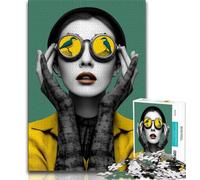 Puzzles pour Adolescents 1000 pièces Art Humain, Anti-Stress Staycation Tuer Le Temps Améliorer l'amour Entre Les Couples (75x50cm)