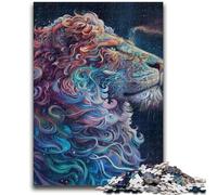 Puzzles pour Adolescents 1000 pièces Art Lions Apprentissage Jouets éducatifs Jeux familiaux Améliorer l'amour Entre Les Couples 26x38cm