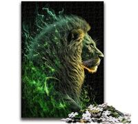 Puzzles pour Adolescents 1000 pièces Art Lions colorés Activités familiales stimulantes Jeux DIY Jouet pour décoration Murale Cadeaux 50x75cm