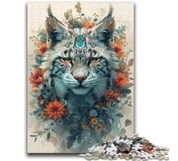 Puzzles pour Adolescents 1000 pièces Art Lynx Jeux éducatifs Décoration d'intérieur Collection d'artistes, Beaux-Arts 38x26cm